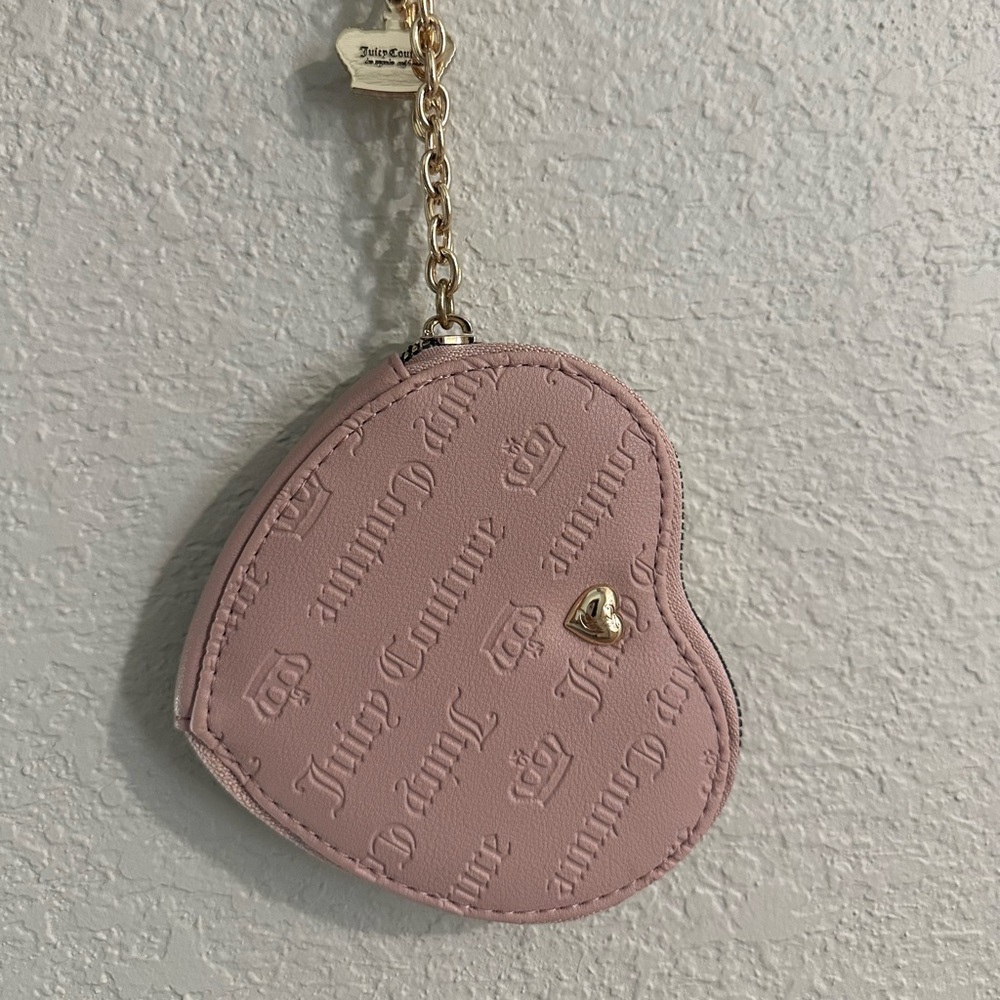 Juicy Couture Black Script on Cream Lined Pouch